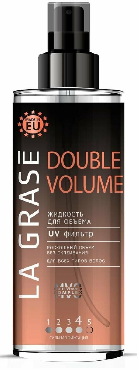 Жидкость для укладки волос La Grase Double, Volume, 150 мл