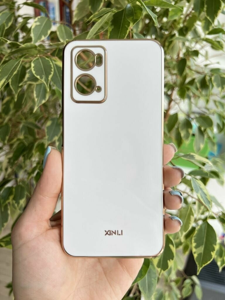 Силиконовый чехол xinli для Oppo A96 4G / Оппо А96 4G (Белый)