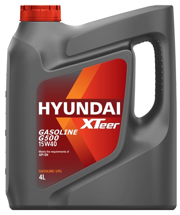 Минеральное моторное масло HYUNDAI XTeer Gasoline G500 15W40