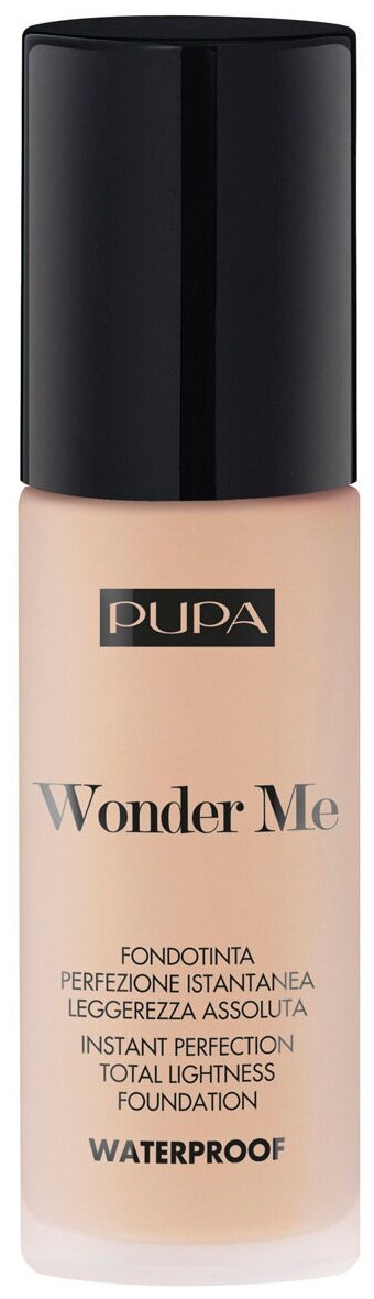 Pupa Тональная основа WONDER ME тон 010, фарфор