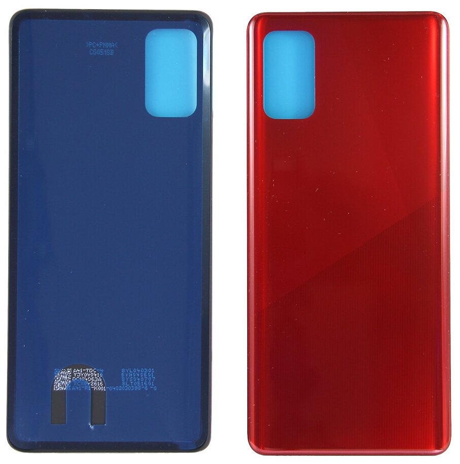 Задняя крышка для Samsung A415 Galaxy A41, красный, AA