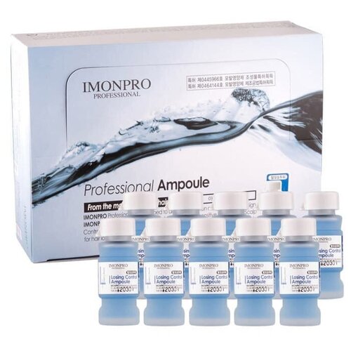 Imonpro Лечебные ампулы для истончённых и выпадающих волос Imon Losing Control Ampoule Professional, 1050 г, 15 мл, 30 шт., ампулы