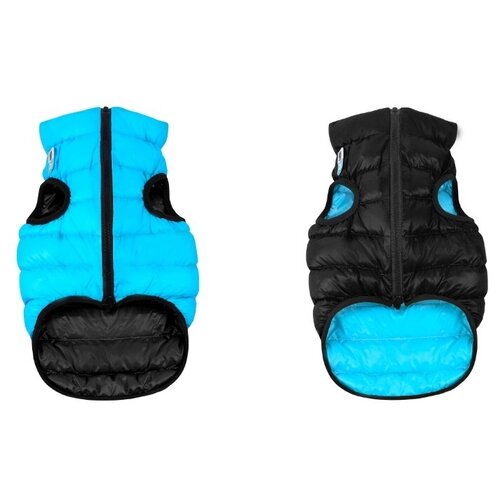 фото Куртка для собак airyvest двухсторонняя 65 l black & blue