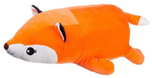 Игрушка-подушка ABtoys Super soft Лисичка рыжая, 45 см, оранжевый