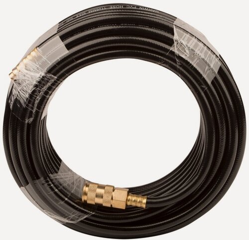 Изображение товара GARWIN PRO 808740-0611-15 Шланг ПВХ (PVC) 6*11, 15 м, черный, БРС в комплекте, в бухте