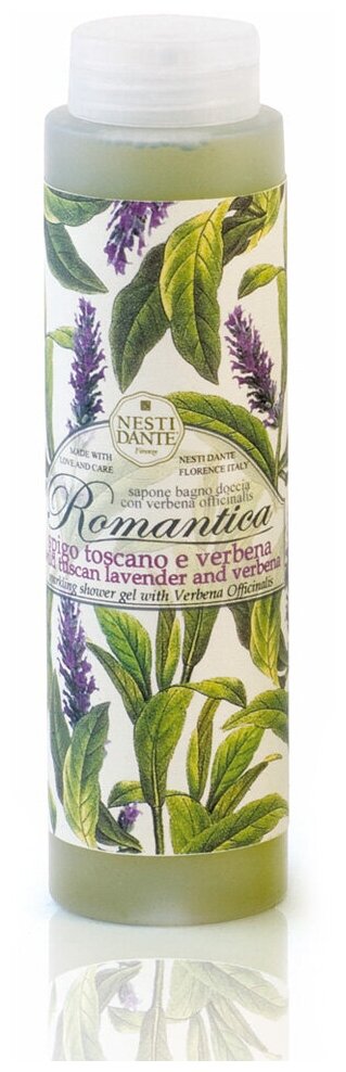 Гель для душа Nesti Dante Romantica Spigo toscano e verbena, 300 мл, 300 г