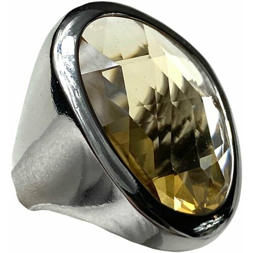 Кольцо Florento, кристалл, размер 18, серебряный