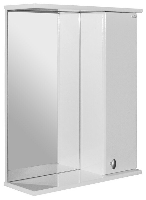 Шкаф-зеркало для ванной Mixline Норд-55 правый