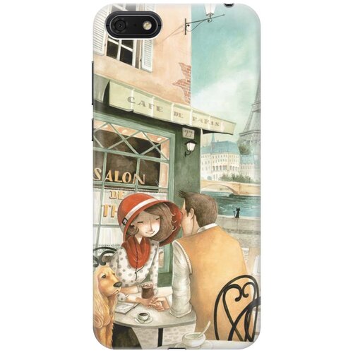 фото Re:paчехол - накладка artcolor для huawei y5 (2018) / y5 prime (2018) / honor 7s / honor 7a с принтом "sweet paris"