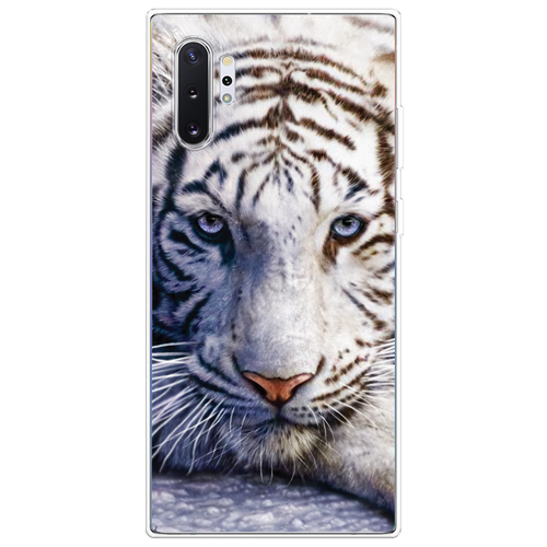 Силиконовый чехол на Samsung Galaxy Note 10 + / Самсунг Гэлакси Нот 10 Плюс Бенгальский тигр