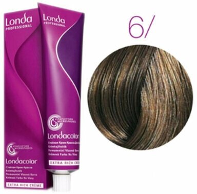 Londa Professional Londacolor - Лонда Колор Стойкая крем-краска для волос, 60 мл - Лонда Колор 6/ Темный блонд натуральный - фотография № 18