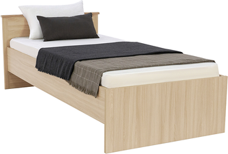 Кровать Боровичи-Мебель Мелисса с реечным основанием дуб сонома 205х90х85 см