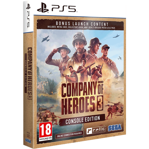 xbox игра sega company of heroes 3 launch edition Company of Heroes 3 Console Edition [PS5, английская версия]