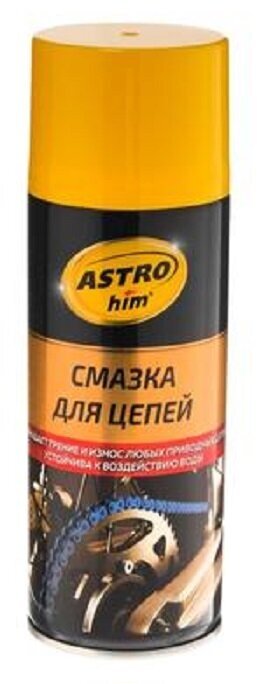 ASTROHIM SN4565 Смазка для цепей, аэрозоль 520 мл SYNTHETIUM SN4565