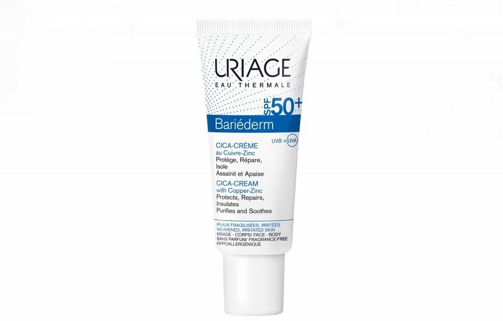 Uriage Барьедерм Цика-крем с медью и цинком SPF50+, 40 мл (Uriage, ) - фото №6