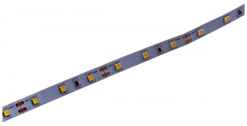 фото Светодиодная лента OGM 12В, 9,6, smd2835, 60д/м, IP20, 1300Лм/м, LSE-054