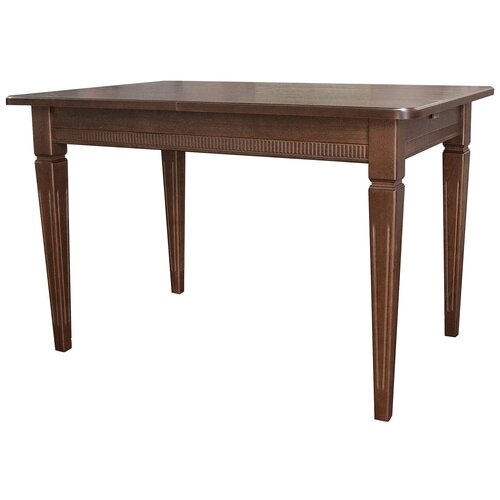 фото Стол кухонный мебелик васко в 86н, раскладной, дхш: 120 х 80 см, длина в разложенном виде: 170 см, орех