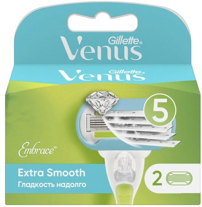 Gillette Сменные кассеты Gillette Venus Embrace, 2 шт.