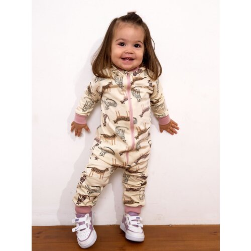 фото 669262475 комбинезон с капюшоном котмаркот leopardic размер 80 kotmarkot