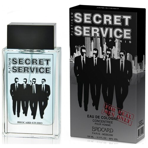 Мужской одеколон BROCARD Secret Service Platinum, 100 мл