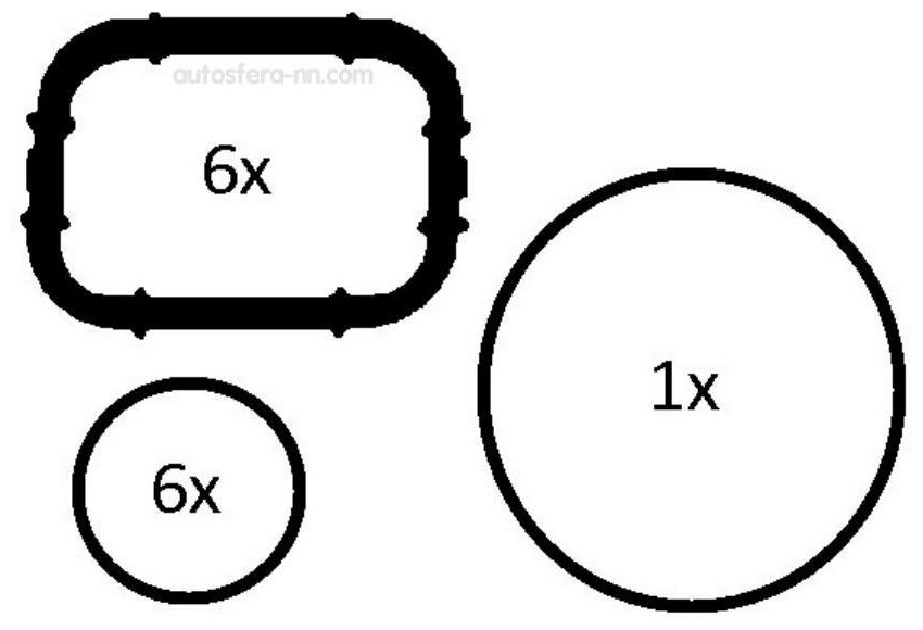 фото Ком/Кт Прокл. Впускн. Кол-Ра Bmw E38/E46/E60/E65/E70/E71/E90, Landrover Rangerover, Opel Omega 2.5d/3.0d 98-> Mot.206d1/M57d25/.