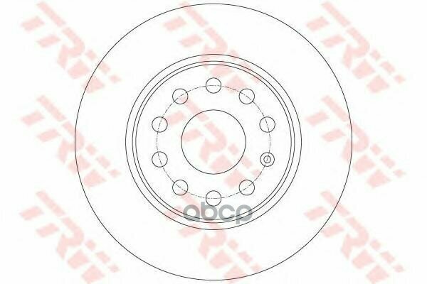 Диск Тормозной Задний Skoda Octavia (5E), Vw Golf Vi-Vii (272Мм) Df7911 TRW арт. DF7911