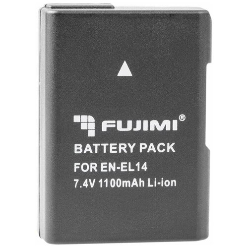 Аккумулятор Fujimi EN-EL14 для Nikon Coolpix P7000, P7100, P7700, P7800 аккумулятор 1030mah для фотоаппарата nikon en el14