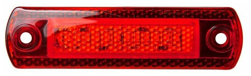 Катафот для авто 162 Красный 12 LED 24V
