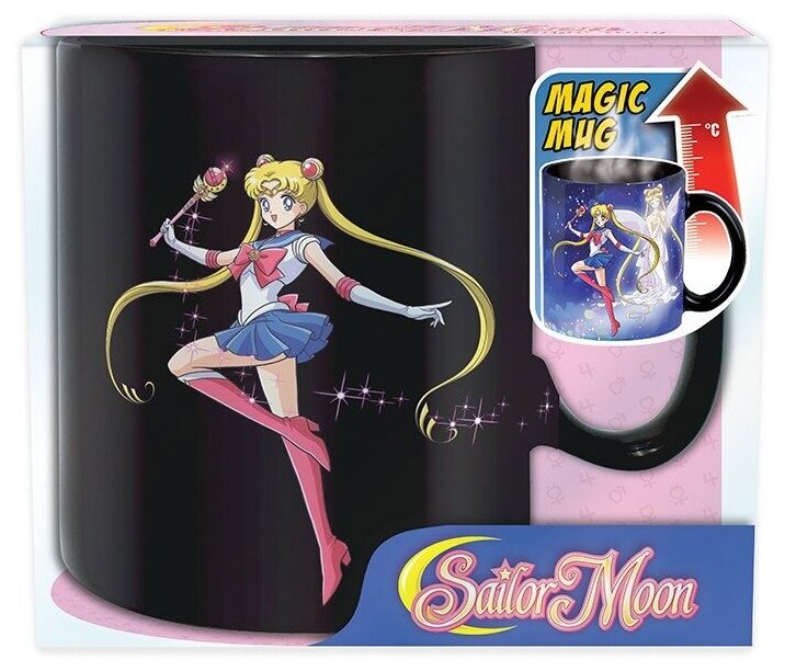 Кружка Sailor Moon Sailor&Chibi Heat Change 460 ml ABYMUG406