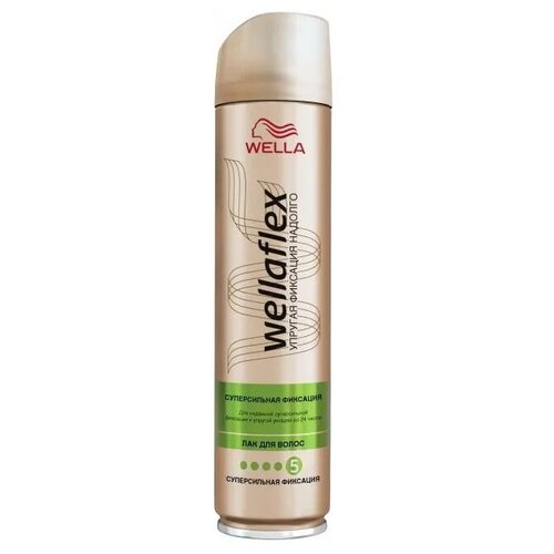 Wella Лак для волос Wellaflex, Эластичная укладка, экстрасильная фиксация, 250 мл