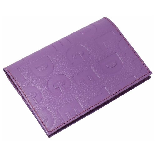 фото Обложка для паспорта shik, натуральная кожа, подарочная упаковка, фиолетовый