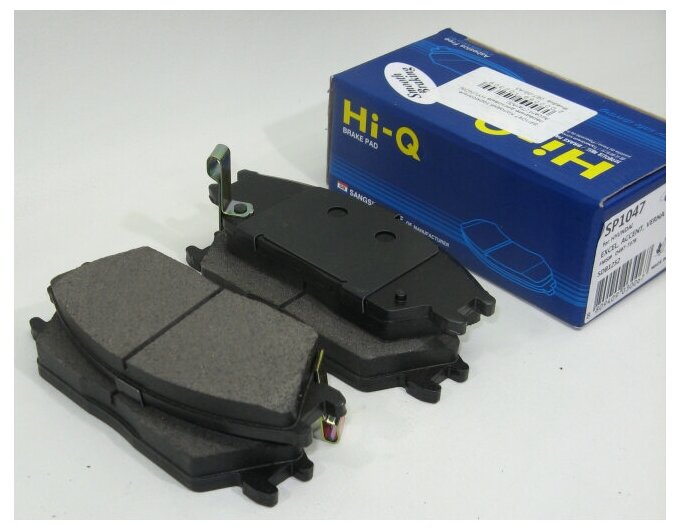 Колодки тормозные передние Sangsin Brake для Hyundai ACCENT 1.3 1.5 1.6 00->, GETZ 1.1 1.3 1.6, 4 шт