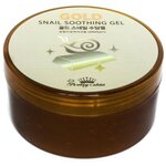 Prettyskin Гель для тела успокаивающий с муцином улитки и золотом Gold Snail soothing gel - изображение