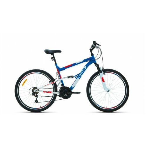 Горные кросс-кантри велосипеды ALTAIR Горный двухподвес ALTAIR MTB FS 26 10 16 2021 16 синийкрасный 2101000₽