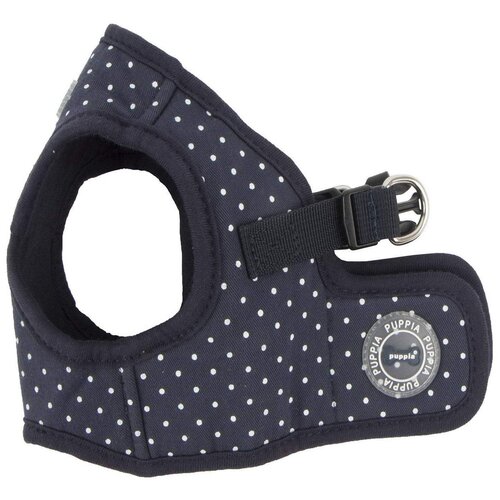 Шлейка Puppia Dotty harness II B (XS), обхват шеи 18  см, темно-синий, S