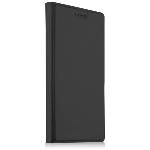 фото Чехол-книжка mypads для xiaomi redmi 9 водоотталкивающий с мульти-подставкой на жесткой металлической основе черный