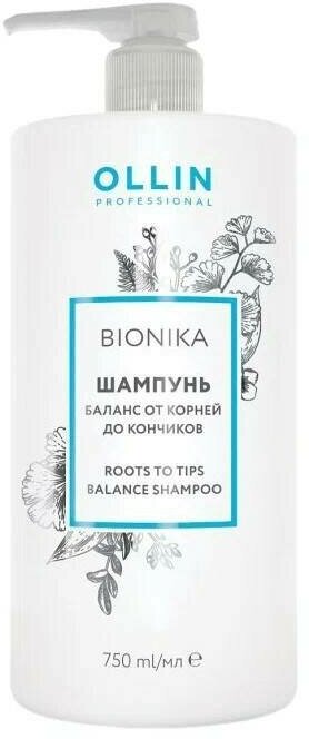 OLLIN Professional шампунь Bionika Баланс от корней до кончиков, 750 мл