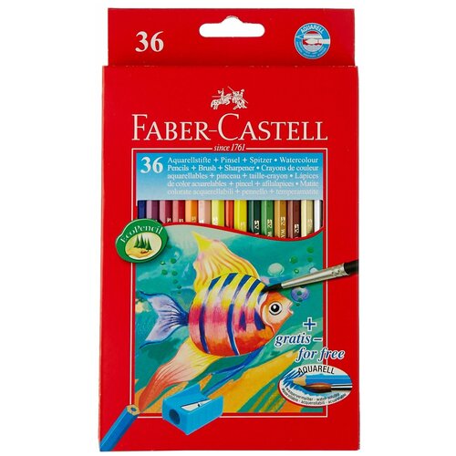 Faber-Castell Акварельные карандаши 36 цветов (114437), 36 шт.