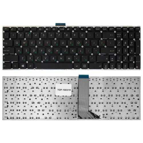 Клавиатура для ноутбука Asus X502, F502, F502C, F502CA Series. Плоский Enter. Черная, без рамки. PN: 0KN0-N32RU12. клавиатура для ноутбука asus a553 d553 k555 x555 x553 x502 series плоский enter черная без рамки 0knb0 612aru00 9z n9dsu 20r