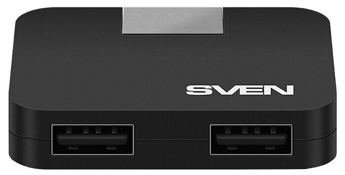 Разветвитель USB SVEN HB-677, black (USB 2.0, 4 порта) (SV-017347)