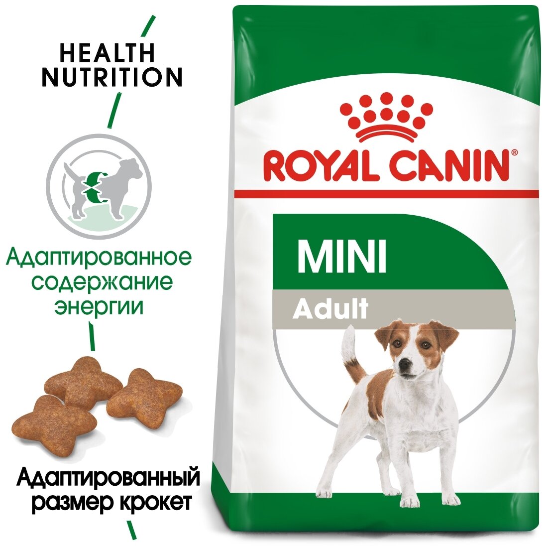 ROYAL CANIN Mini Adult сухой корм для собак мелких пород 4кг.