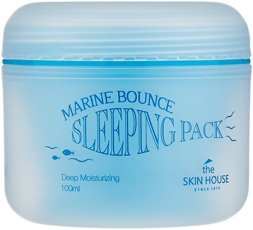 The Skin House ночная маска с морским коллагеном Marine Bounce Sleeping Pack, 100 г, 100 мл