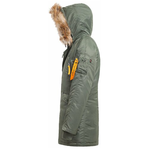 Куртка-аляска WMN Sage, green/yellow