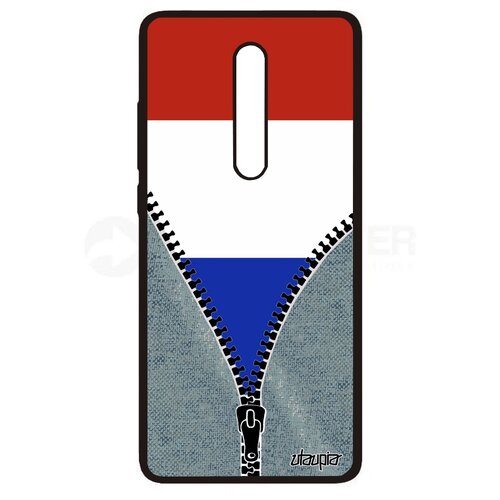 фото Чехол на xiaomi mi 9t pro, "флаг франции на молнии" патриот страна utaupia