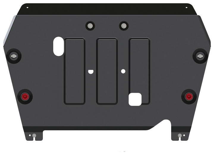 Защита картера и КПП Sheriff на Хавал Ф7 2019-2022, модель №1, сталь 2мм, арт:28.4402