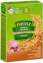 Каша Heinz безмолочная Первая овсяная с пребиотиками, с 5 месяцев, 180 г