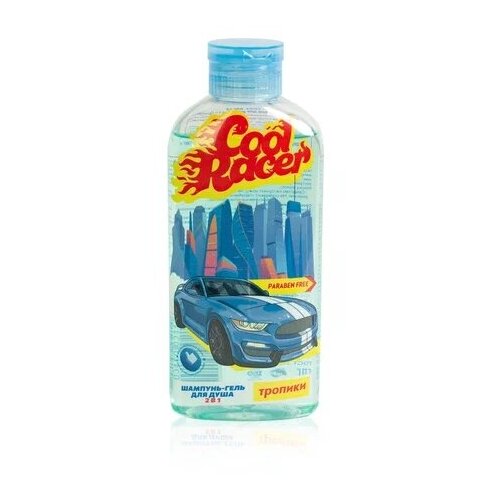 Шампунь-Гель COOL RACER Тропики 2в1, 300 мл