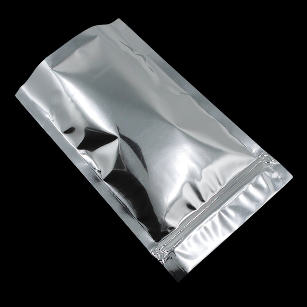 Пакет зип-лок метализированный (дой-пак) 13,5*20 см 50 штук - фотография № 4