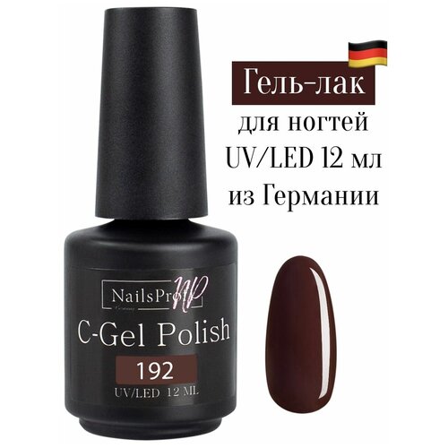 NailsProfi Гель-лак C-Gel Polish, 12 мл, коричневый