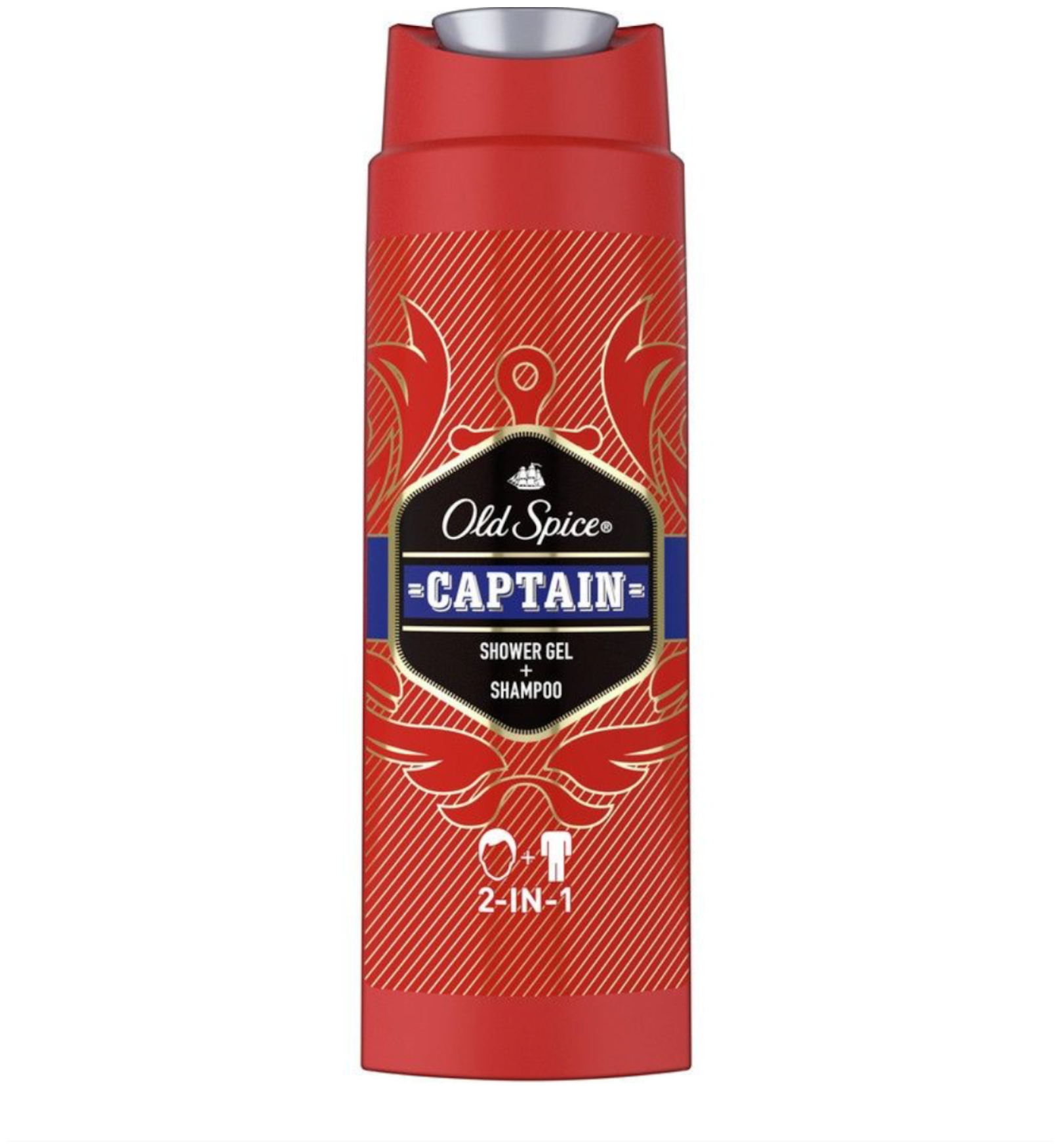 Олд Спайс / Old Spice Captain - Гель для душа и шампунь 2в1 250 мл